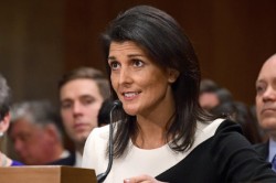 Сенат США одобрил назначение Никки Хейли постпредом при ООН Сенат США одобрил назначение Никки Хейли постпредом при ООН