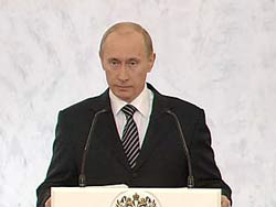 Путин обещает России стабильность Путин обещает России стабильность
