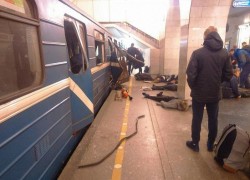 В метро Санкт-Петербурга прогремел взрыв В метро Санкт-Петербурга прогремел взрыв