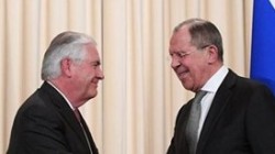 Лавров и Тиллерсон встретились в Нью-Йорке Лавров и Тиллерсон встретились в Нью-Йорке