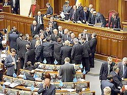 Работа "временной" Рады заблокирована Работа "временной" Рады заблокирована