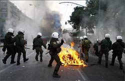 В Греции взбунтовались анархисты