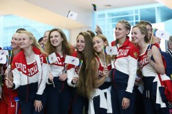 Олимпийская сборная России улетела в Рио Олимпийская сборная России улетела в Рио