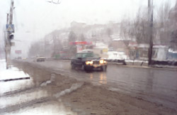В Москве тепло и слякотно В Москве тепло и слякотно