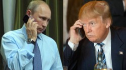 Путин поговорил с Трампом по телефону Путин поговорил с Трампом по телефону