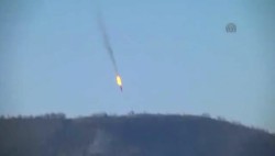 На сирийско-турецкой границе сбит российский Су-24 На сирийско-турецкой границе сбит российский Су-24