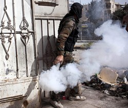 Сирийские боевики обвинили власти в химатаке Сирийские боевики обвинили власти в химатаке