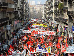 Забастовка во Франции закончилась беспорядками