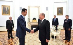 Башар Асад и Владимир Путин встретились в Кремле Башар Асад и Владимир Путин встретились в Кремле