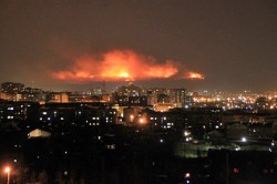 В Забайкалье взорвался военный склад