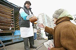 В России вводят талоны на хлеб