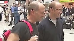 Английские футболисты прибыли в Москву Английские футболисты прибыли в Москву