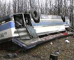 Две маршрутки "въехали" в автобус Две маршрутки "въехали" в автобус