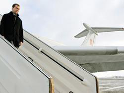 Медведев прибыл в Берлин