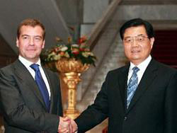 Глава КНР планирует встречу с Медведевым