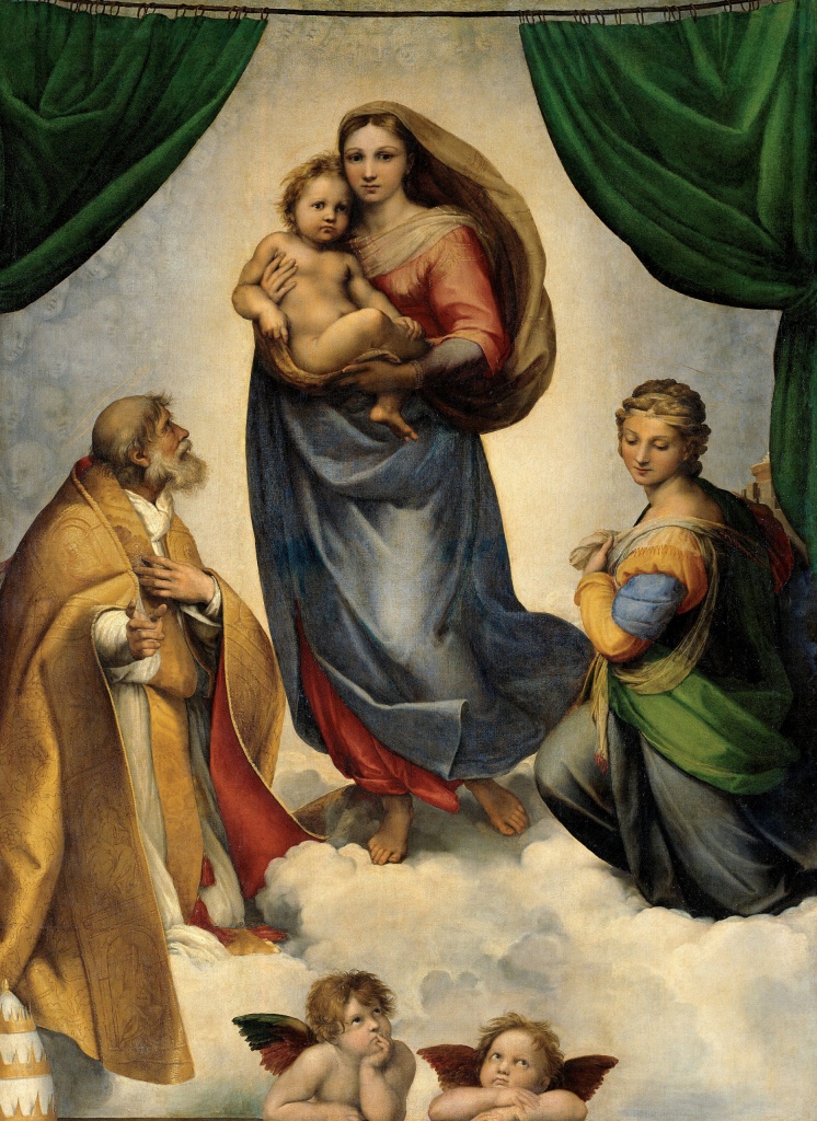 RAFAEL_-_Madonna_Sixtina_Gem&#228;ldegalerie_Alter_Meister_Dresden_1513-14._&#211;leo_sobre_lienzo_265_x_196_cm-scaled.jpg