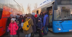 В Россию прибывают беженцы с Украины