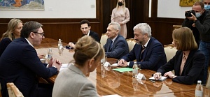 Президент Сербии и глава Россотрудничества провели переговоры в Белграде Президент Сербии и глава Россотрудничества провели переговоры в Белграде