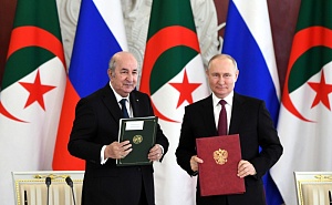 Путин встретился с президентом Алжира Путин встретился с президентом Алжира