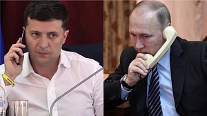 Путин и Зеленский поговорили по телефону Путин и Зеленский поговорили по телефону