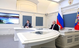 Путин дал старт освоению Харасавэйского месторождения на Ямале Путин дал старт освоению Харасавэйского месторождения на Ямале