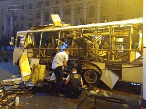 В автобусе в Воронеже произошёл взрыв В автобусе в Воронеже произошёл взрыв