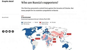 The Economist: две трети мира отказались выступить против России The Economist: две трети мира отказались выступить против России