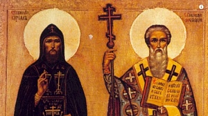 Святые Кирилл и Мефодий, развяжите узлы грехов наших! Святые Кирилл и Мефодий, развяжите узлы грехов наших!