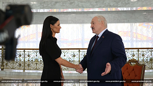 Президент Белоруссии дал интервью украинской журналистке Панченко Президент Белоруссии дал интервью украинской журналистке Панченко