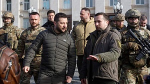 Президент Украины приехал в Херсон Президент Украины приехал в Херсон