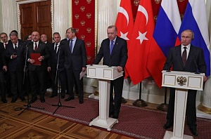 Россия и Турция вводят режим прекращения огня в Идлибе