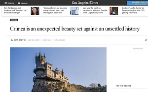 The Los Angeles Times призвала своих читателей посетить Крым The Los Angeles Times призвала своих читателей посетить Крым