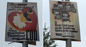 В ФРГ развесили плакаты с Калининградской областью в составе страны