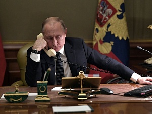 Путин обсудил с Эрдоганом реализацию договорённостей по Карабаху Путин обсудил с Эрдоганом реализацию договорённостей по Карабаху