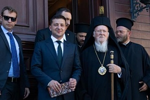 Зеленский отказался подписать совместное заявление с Варфоломеем Зеленский отказался подписать совместное заявление с Варфоломеем