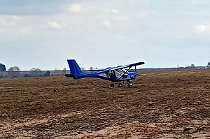 В Брянской области упал украинский легкомоторный самолёт