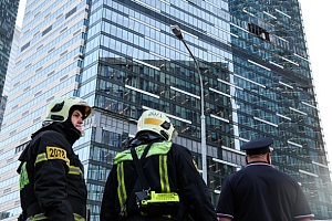Собянин подтвердил повторное повреждение башни в «Москва-Сити» Собянин подтвердил повторное повреждение башни в «Москва-Сити»