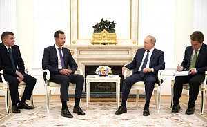 Путин провёл рабочую встречу с Асадом в Кремле
