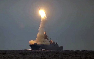 Минобороны показало видео пуска гиперзвуковой ракеты «Циркон»