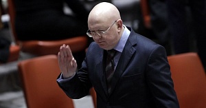 Небензя в знак протеста покинул зал Совбеза ООН Небензя в знак протеста покинул зал Совбеза ООН