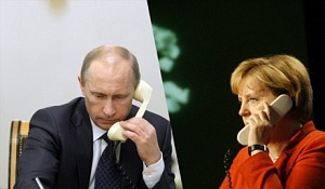 Путин и Меркель обсудили урегулирование ситуации в Сирии Путин и Меркель обсудили урегулирование ситуации в Сирии