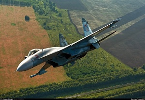 Российский Су-27 перехватил самолеты США и Швеции Российский Су-27 перехватил самолеты США и Швеции