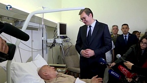 Вучич навестил в больнице раненого российского дипломата