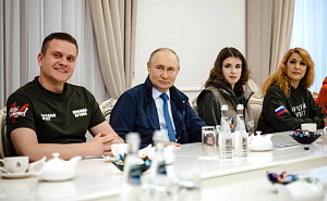 Путин приехал в Курскую область Путин приехал в Курскую область