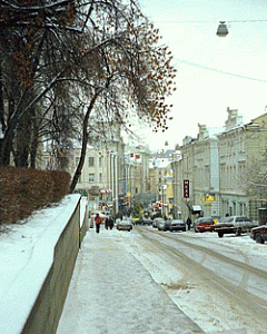 Снег принес в Москву потепление Снег принес в Москву потепление