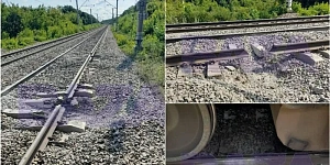 В Воронежской области подорвали железнодорожное полотно