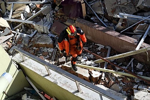 Китай пострадал от разрушительного землетрясения