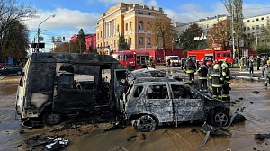 В Киеве заявили о ракетном ударе в районе штаб-квартиры СБУ и офиса Зеленского