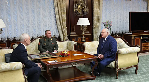 Лукашенко встретился с Белоусовым Лукашенко встретился с Белоусовым