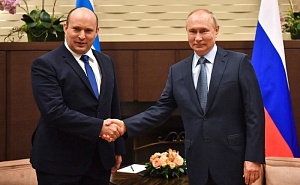 Путин встретился с новым премьером Израиля Путин встретился с новым премьером Израиля